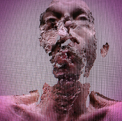Interrupted 3D scan by artist Paul Coombs